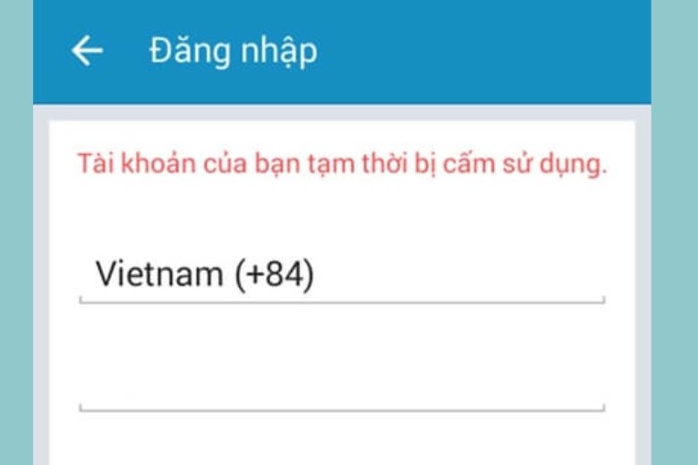 Tài khoản Zalo bị khoá vì chia sẻ đường link mang yếu tố lừa đảo