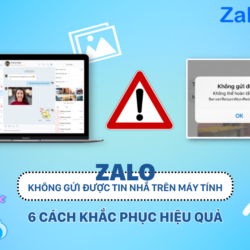 Zalo không gửi được tin nhắn trên máy tính