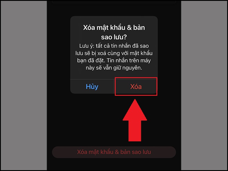 Xác nhận xóa