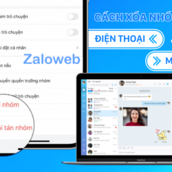 Cách xóa nhóm Zalo trên điện thoại và máy tính