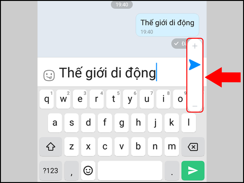 chỉnh cỡ chữ và font chữ