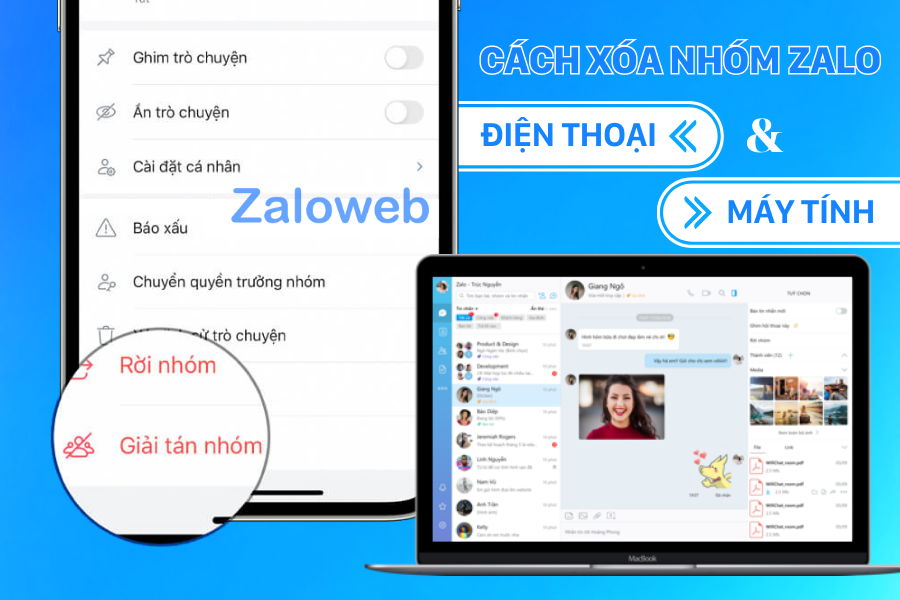Cách xóa nhóm Zalo trên điện thoại và máy tính