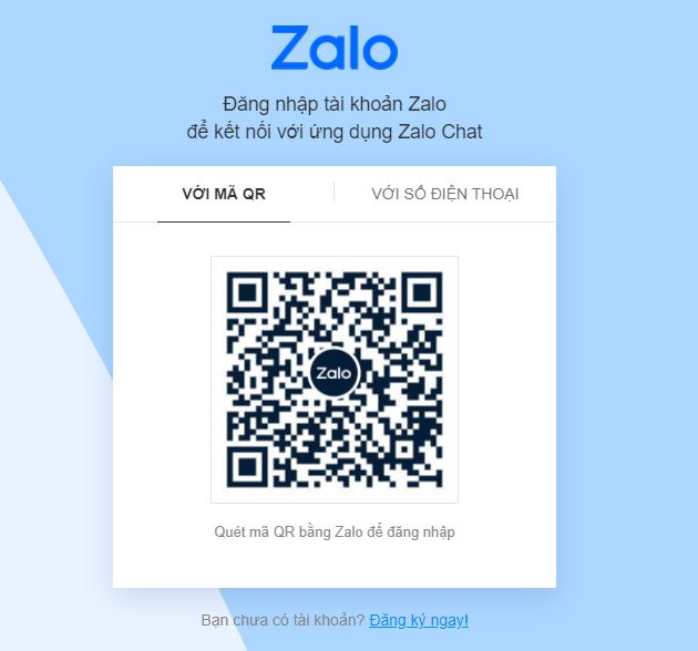 Cách đăng nhập zalo web bằng mã qr trên điện thoại