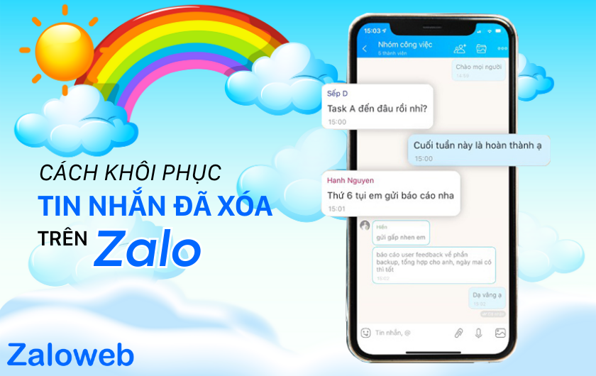 Cách khôi phục tin nhắn trên Zalo nhanh chóng chỉ trong 1 nốt nhạc