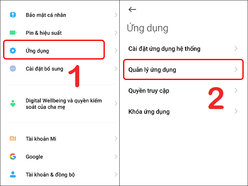 Cấp quyền truy cập cho ứng dụng trên điện thoại