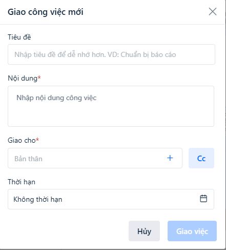 Bạn có thể sử dụng tính năng giao việc cho chính bản thân trên zalo on web