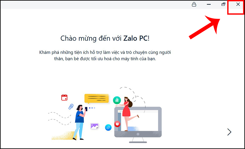 Tắt phần mềm Zalo PC