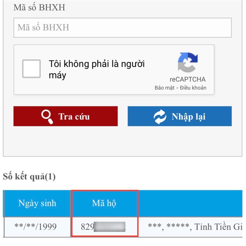 Cách tra cứu mã số hộ khẩu online trên Zalo