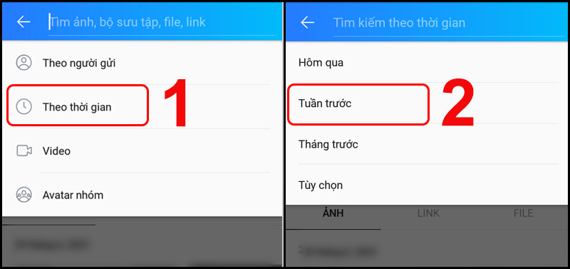 Xóa ảnh theo thời gian gửi