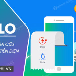 tra cứu tiền điện trên Zalo