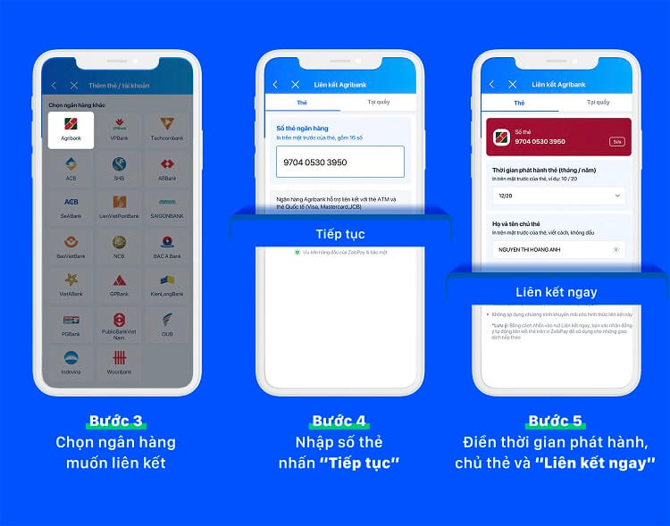 cách liên kết ngân hàng với ví ZaloPay nhanh chóng