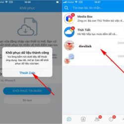 cách lấy lại tin nhắn Zalo trên iphone