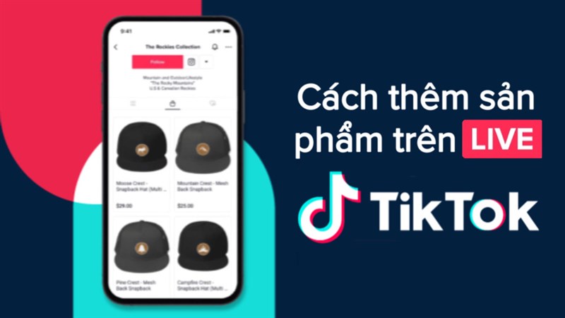 Cách tạo sản phẩm trên live tiktok