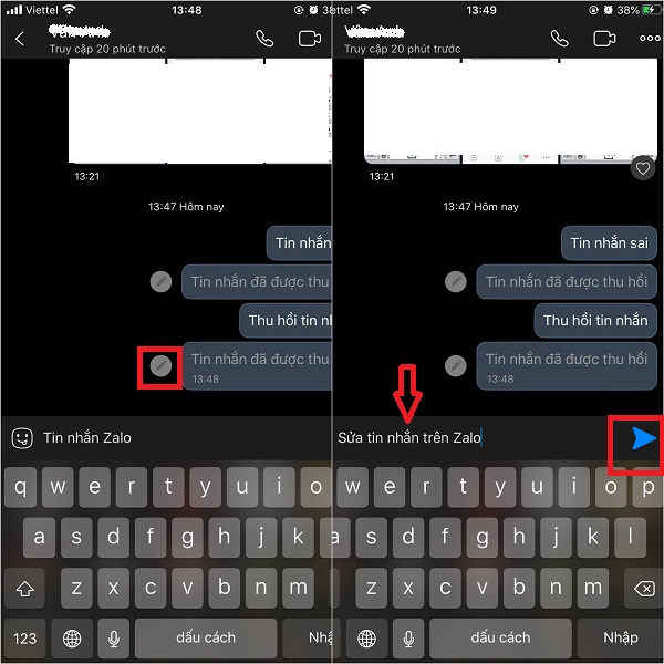 Hướng dẫn chỉnh sửa tin nhắn Zalo cực đơn giản, nhanh chóng