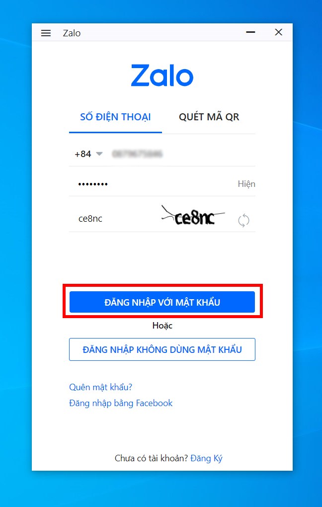 Cách đăng nhập zalo trên máy tính bằng phần mềm zalo pc