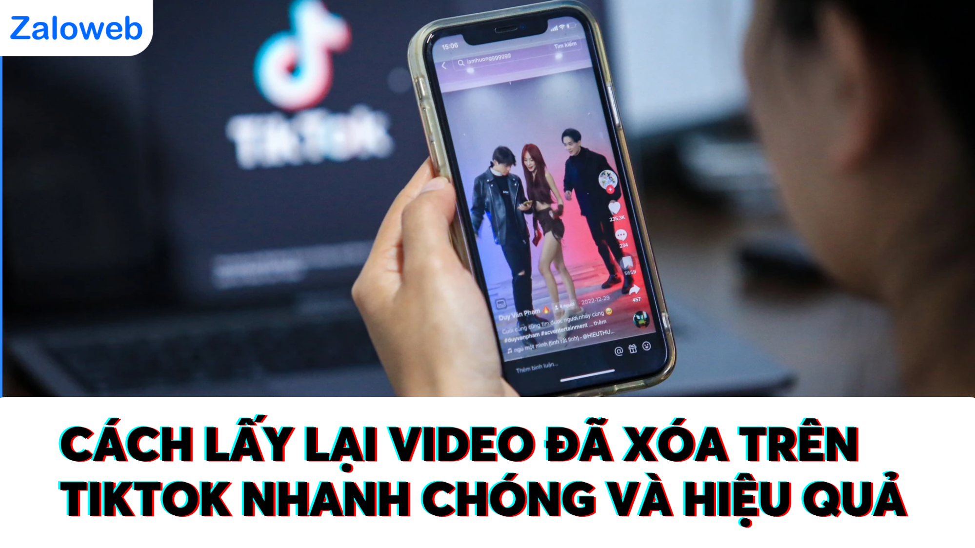 Cách khôi phục video đã xóa trên Tik Tok một cách nhanh chóng