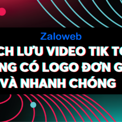 Cách lưu video tik tok không có logo trên nền tảng này